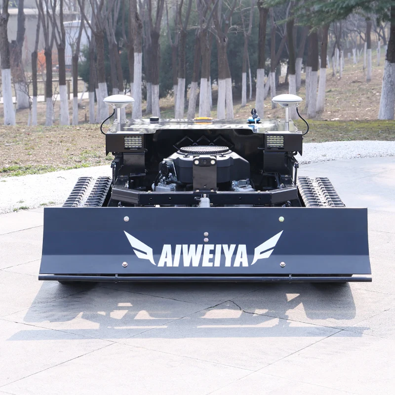 Customized Industrial Remote Control Flail Mower Garden Farm Slope Cutting Remote Control Grass Cutting Machine GPS lawn mowers