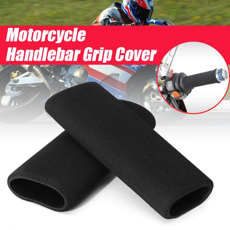 

2 шт. накладки на руль мотоцикла, антивибрационные, комфортные, из пеноматериала, нескользящие, подходят для всех типов рукояток