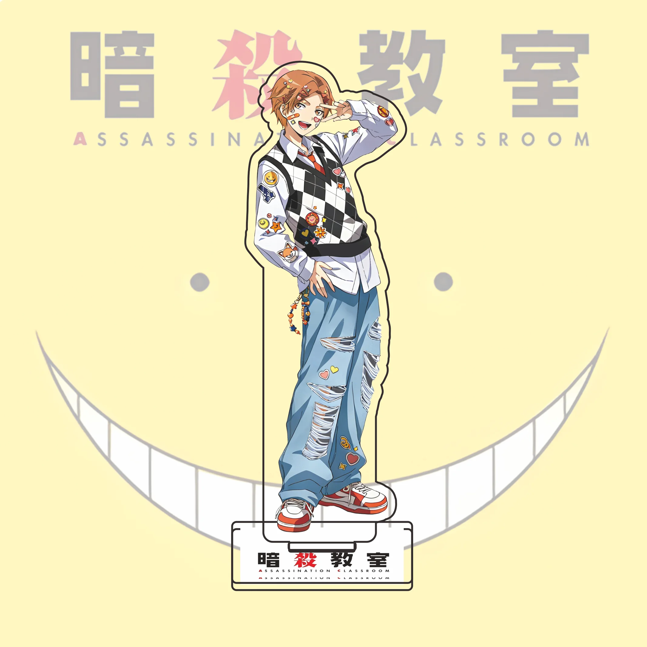 Assassination Classroom Acrylic Stand Nagisa Karma Kayano Modern Streetwear Standee Desk Decor Birthday Gift For Fans Keychain