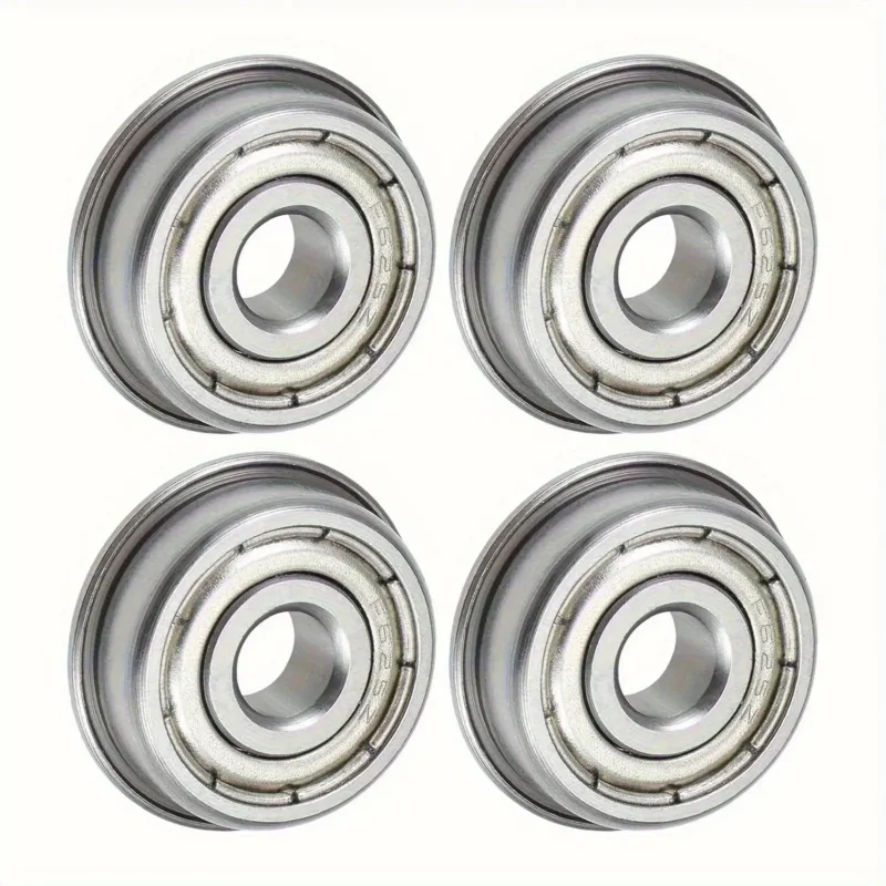 

Kris beairng4 шт. F625ZZ Фланцевые шарикоподшипники 5x16x5 мм Фланцевые подшипники из двойной защитной стали 4 шт.