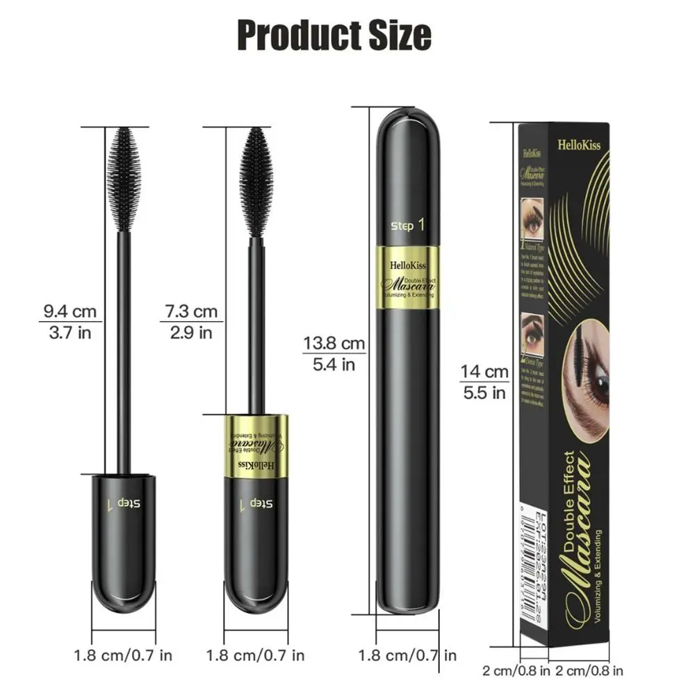 Schönheit Wimpern formung Seiden faser Pinsel flauschige Wimpern Locken wickler Wimpern Mascara 4d Volumen Mascara Wimpern verlängerung