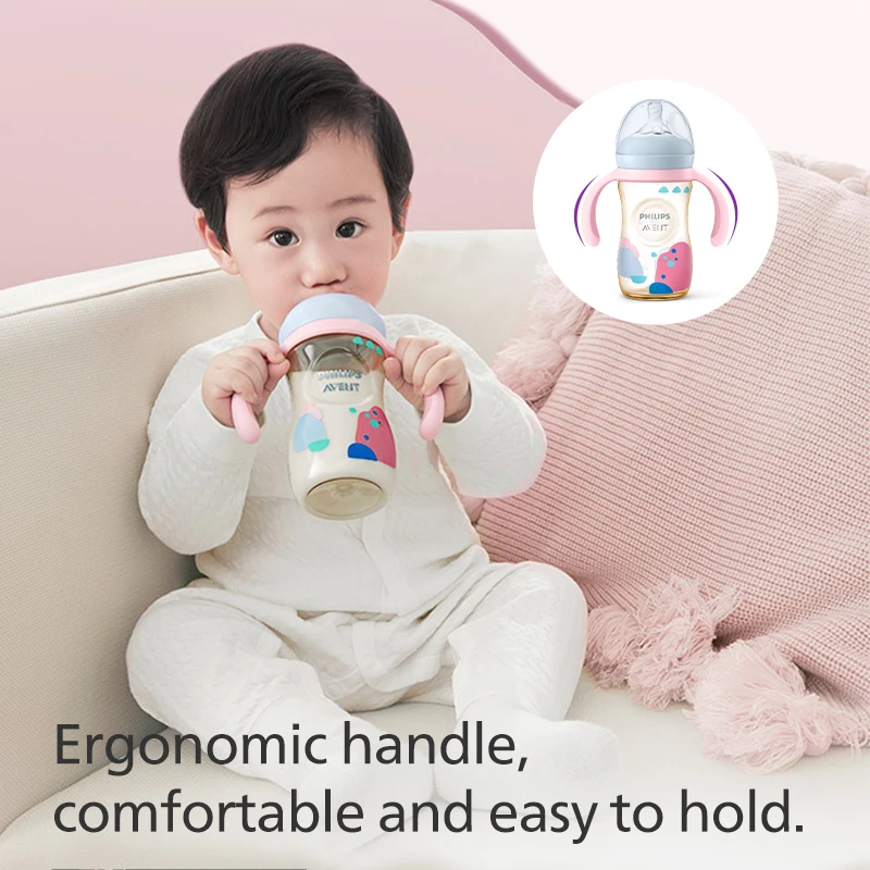 PHILIPS AVENT Newborn baby PPSU bottles reduce flatulence 0-6 months or more TPE material non-slip thread-off proof handle