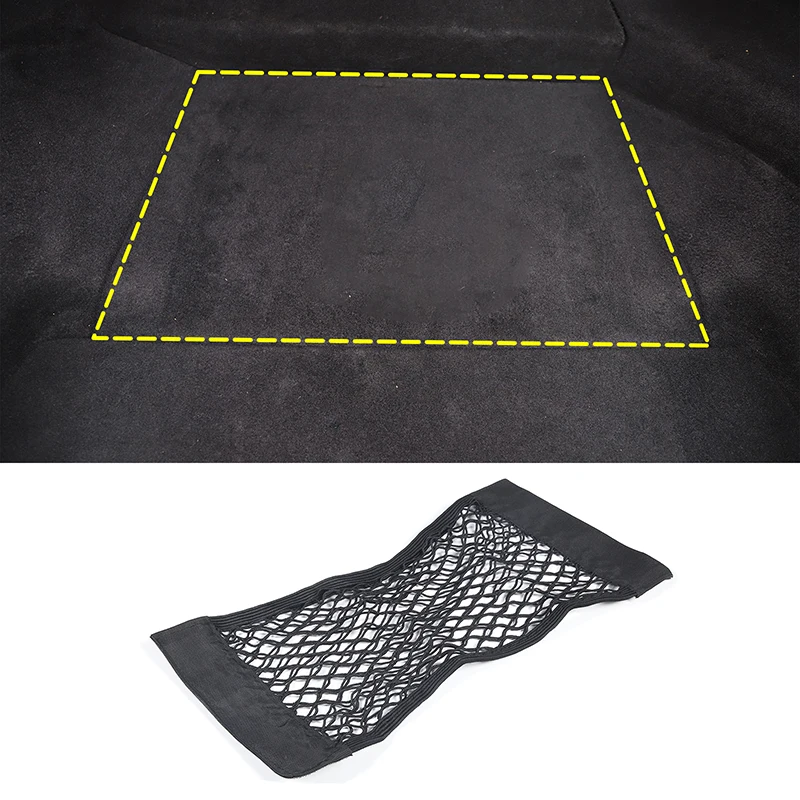 

Car Storage Storage Bag Mesh Mesh Bag Bracket Pocket Car Trunk Storage Bag Storage Organizer 50*25cm