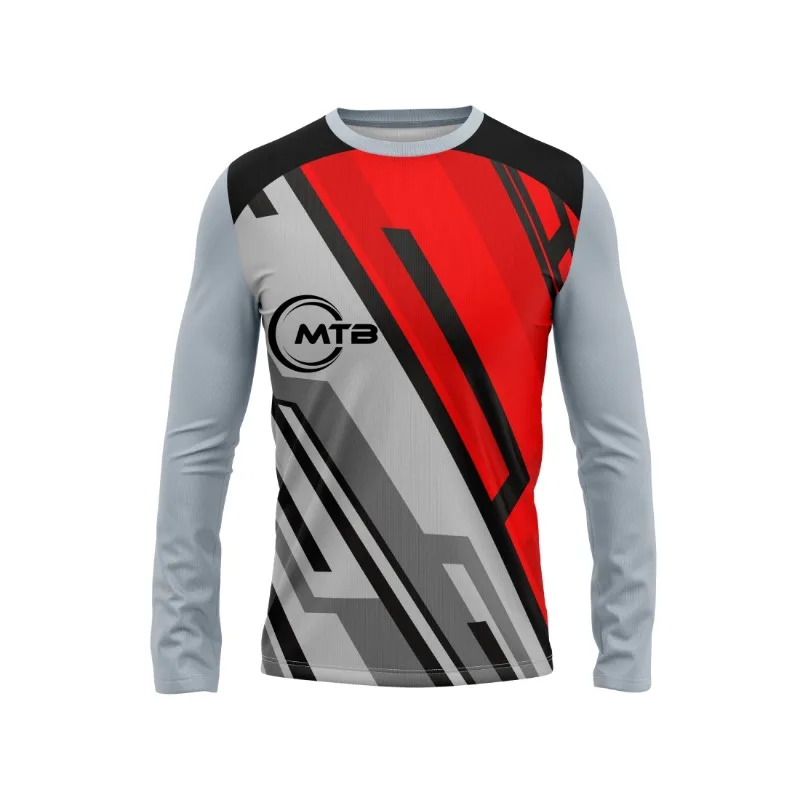 

Модная спортивная велосипедная одежда с длинным рукавом 2026 года, гоночная спортивная одежда с принтом, защитная от солнца одежда для велоспорта по бездорожью