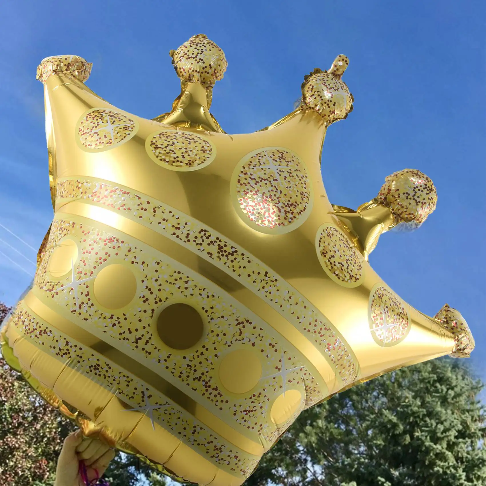 Ballons en forme de couronne, en feuille d'or, pour anniversaire, mariage, fête préChristophe, décorations, 4 go, 10 mini taille, 14 pièces