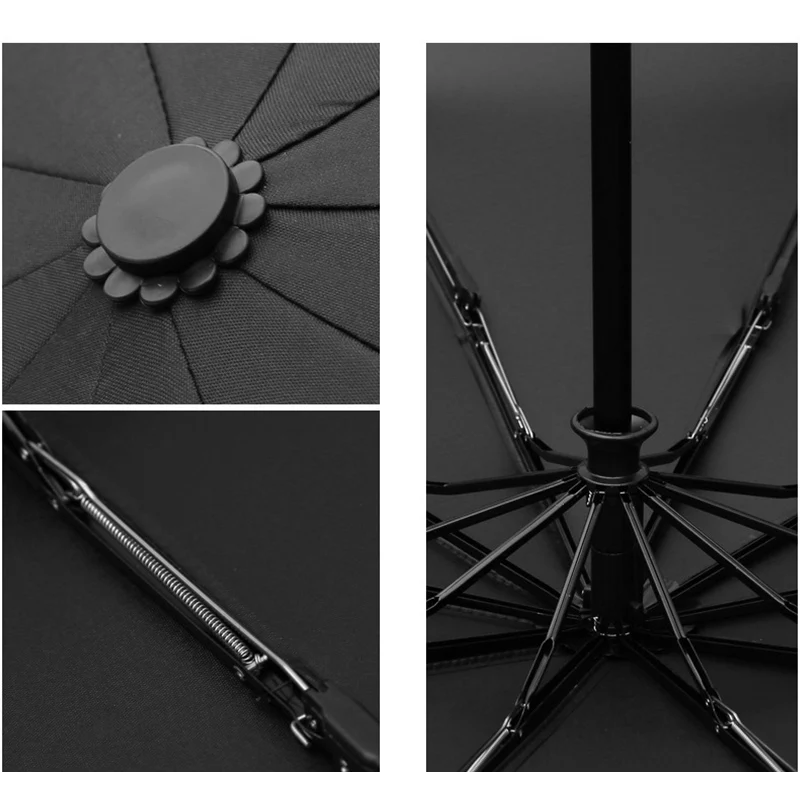 Personality Car Logo Umbrella Automatic Male Female Rainproof Windproof Sun UV Parasol For MERCEDES BENZ BMW AUDI MAYBACH MINI