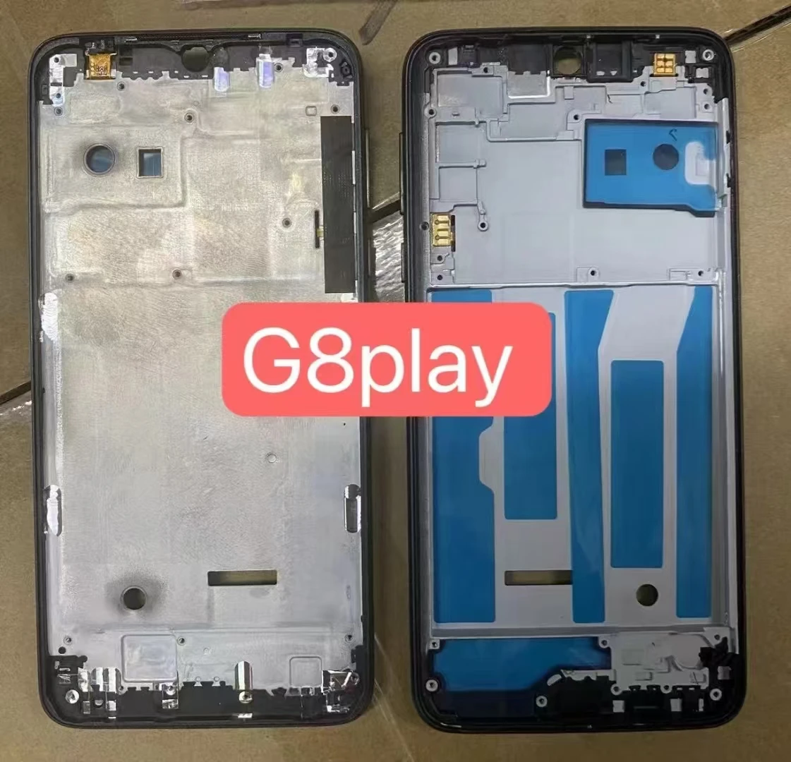 Front Frame For Motorola MOTO G8 Play Power Plus Middle Frame Plate Housing Board LCD Support Mid Bezel Replace Repair Parts