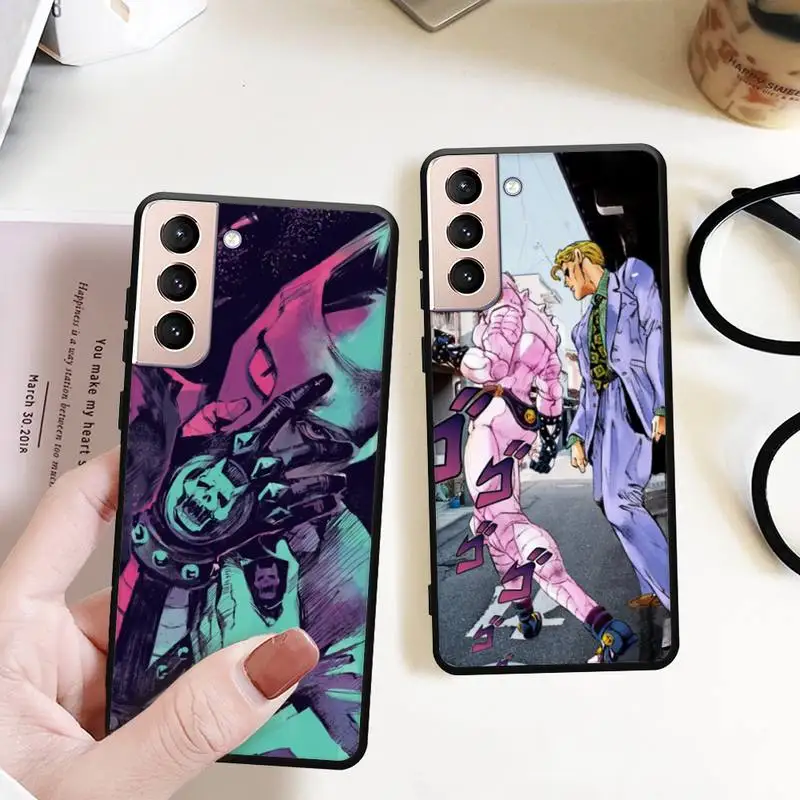 Killer Queen Jojo Phone Case for Samsung S22 S21 S20 ultra pro plus S10 S9 S8 Note 20 10 Ultra phone Bumper Covers