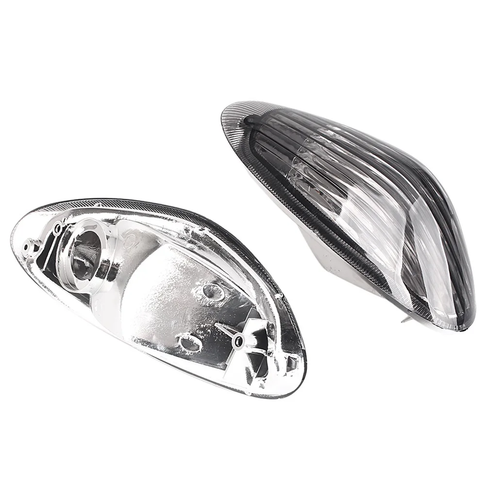 Motorcycle Front Turn Signals Lamp Indicator Blinker Light Lens Cover Smoke/Clear For SUZUKI KATANA 600 700 GSXF 1997-2007