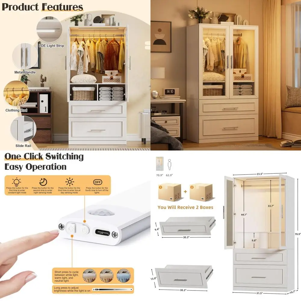 Armoire Wardrobe Cl…