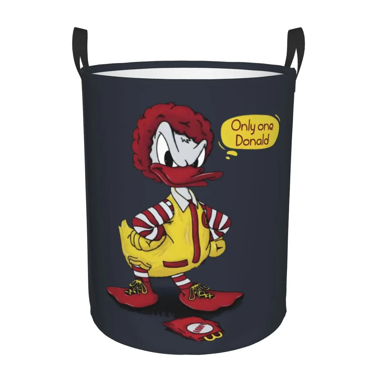 مخصص دونالد داك سلة الغسيل سلة تخزين كبيرة لطيف بطة بنات بنين لعبة المنظم