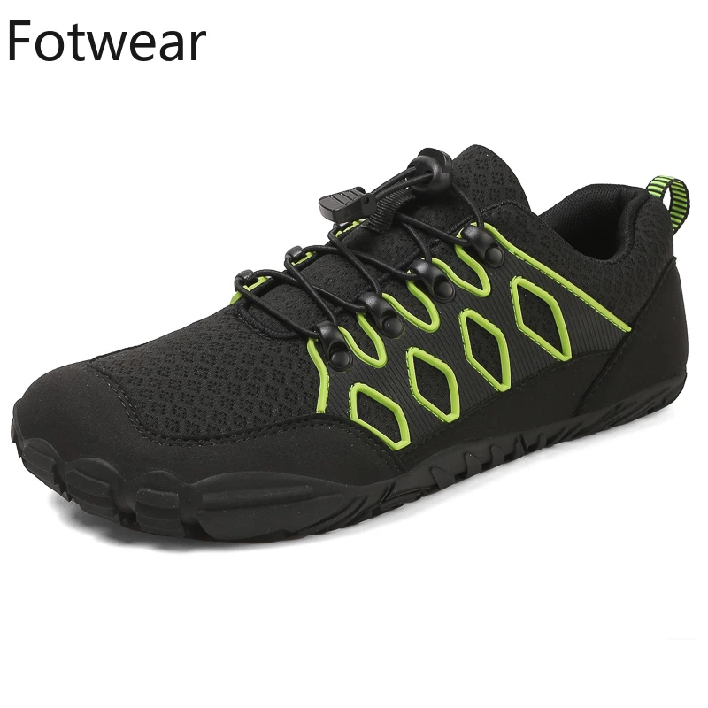 

Impact-resistant Men Casual Barefoot Sneakers Big Size 39-46 Wide Toe Male Sport Shoes Breathable Running Jogging Mens Footwear