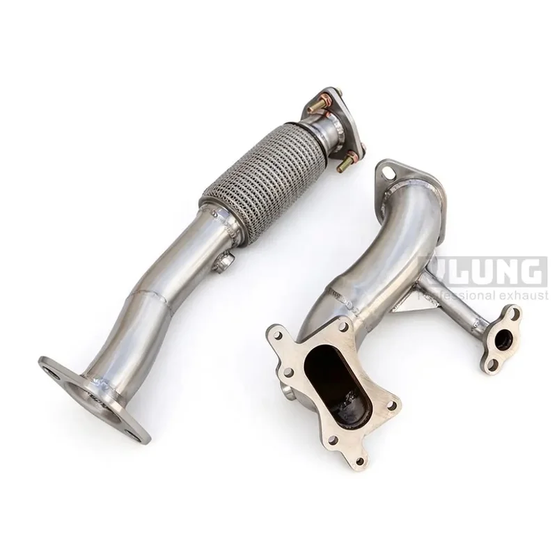In Stock SS304 Full Racing Exhaust System, Header Manifold, Front Pipe & Drain Pipe for Honda City Vezel HR-V 1.5 L15Z 2014-2020