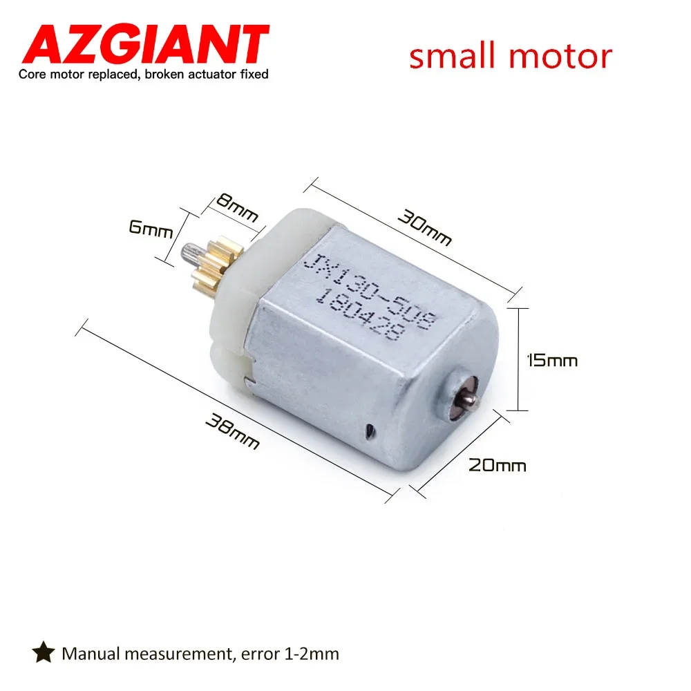 Peças de motor de bloqueio central para Land Rover, Door Lock Motor, Freelander 2, Range Rover Sports versão, encontrado 3, 4, Aurora Worm, DC 12