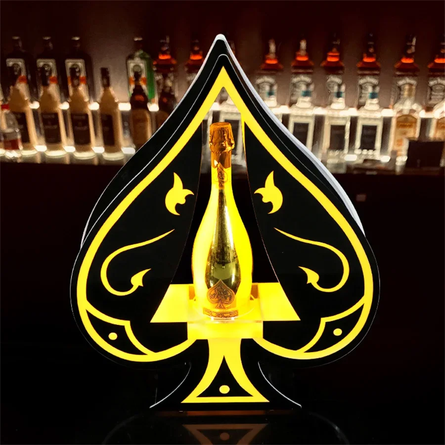 

Ace of spades Wine Rack Bar Nightclub Wedding Champagne Bottle VIP Service Glorifier Bar Party Supplies Presenter Display Stand