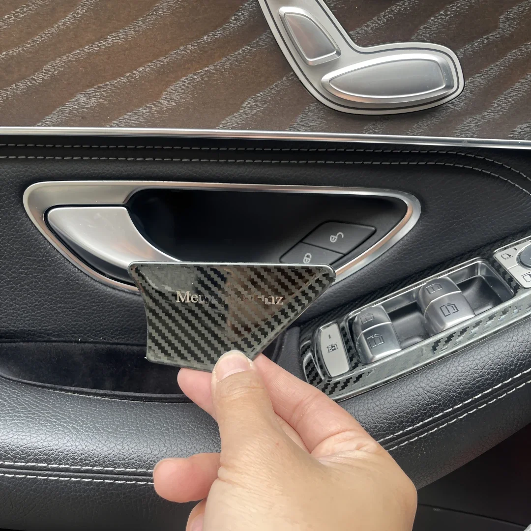 

For Mercedes-Benz W205 C-class X253 GLC W213 E-class interior modified door buckle hand shiny strip