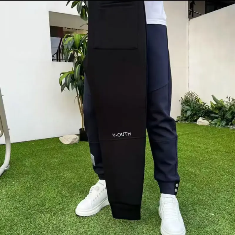 

Men's Casual Sports Pants plus Size 290 Pou Trendy Haome Loose Fit Long Cotton Polyester Blend All Season Wear