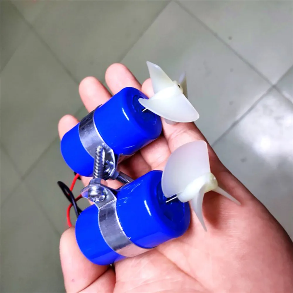 RC قارب نفاث تحت الماء موتور Thruster 7.4 فولت 16800 دورة في الدقيقة CW CCW 3 شفرات المروحة Fr لتقوم بها بنفسك مايكرو روف روبوت RC الطعم قارب الغواصة جزء