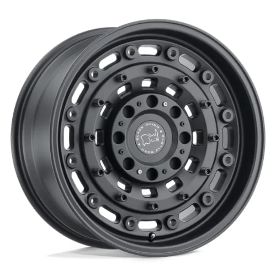 ARSENAL 18X9.5 8X180 5.72 12mm TEXTURED MATTE BLACK wheels for off-road SUVs black textured matte finish durable alloy construc