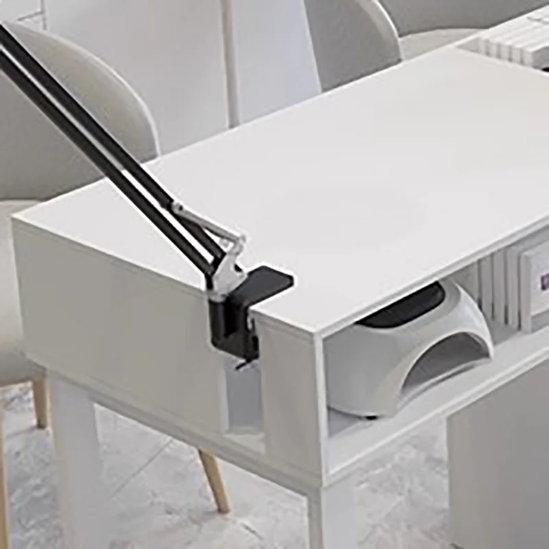 الحد الأدنى الشمال مانيكير طاولة الأظافر مع تصميم التخزين العملي الكلاسيكي مانيكير طاولة الأظافر أنيقة قسط ميسا الأثاث