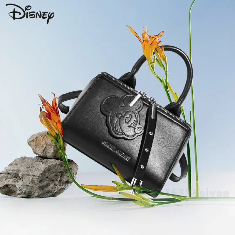 Disney Mickey Original New Women's Handbag Fashion High Quality Women's Crossbody Bag Premium Sense Large Capacity Storage Bag