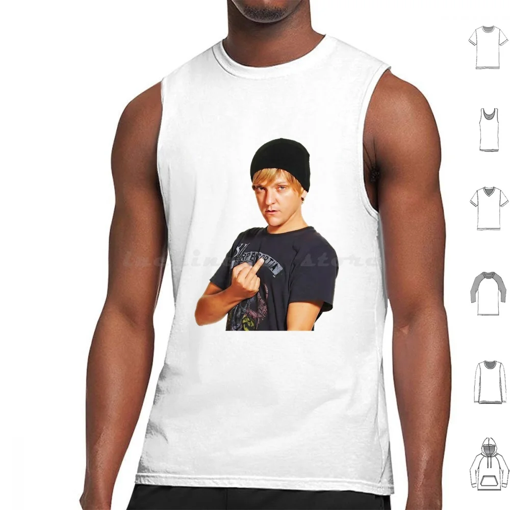 Nathan-Angry Boys Tank Tops Vest Sleeveless Summer Heights High Mr G Chris Lilley Jonah Jamie Jonah From Tonga Ja Mie