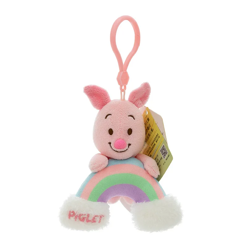 Miniso genuine Disney Strawberry Bear Winnie Bear pendant fashionable exquisite backpack keychain small ornament girl