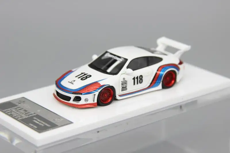 樹脂静的車モデル,シミュレーション玩具,限定版,rwb 911 997, 1:64