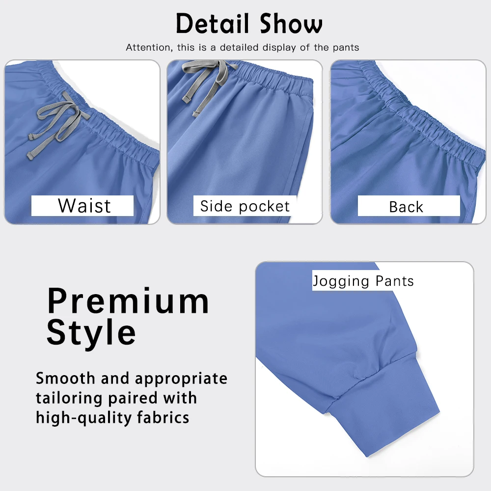 Wholesale Price Hospital Workwear Multicolour Doctor Nurse Scrubs Set Medical Uniforms Women Men Jogger Set Surgical Accessories