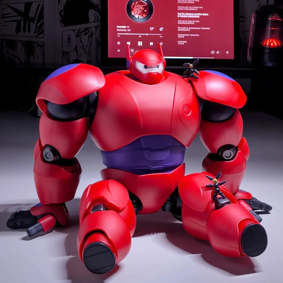 غونغ بطل كبير 6 Baymax الجمعية 18 سنتيمتر شخصيات الحركة المنقولة Mecha وضع المعركة المشتركة المنقولة أنيمي نموذج جمع اللعب هدية