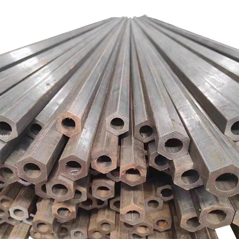 أنابيب فولاذية غير ملحومة سداسية الشكل ، أنابيب فولاذية سداسية الشكل ، دائرية داخلية ، مواد ذاتية الصنع