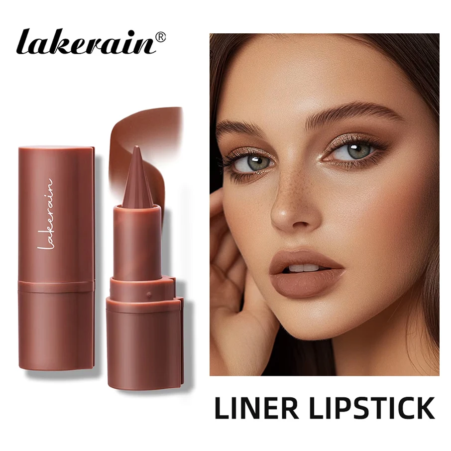 

6 Colors Waterproof Long Lasting Lip Liner Set Smooth Glide 2-in-1 Lipliner Pencil Transfer Proof All-Day Wear Lips For All Skin