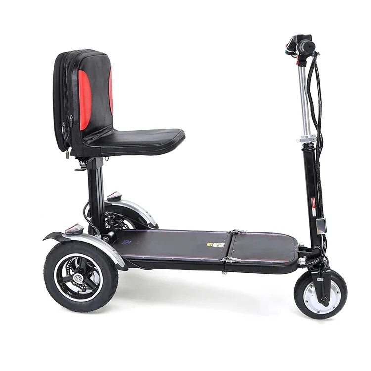 Adult Mini Handicapped 3 Three Wheel Three-Wheel Foldable Folding Electric Scooter with bag