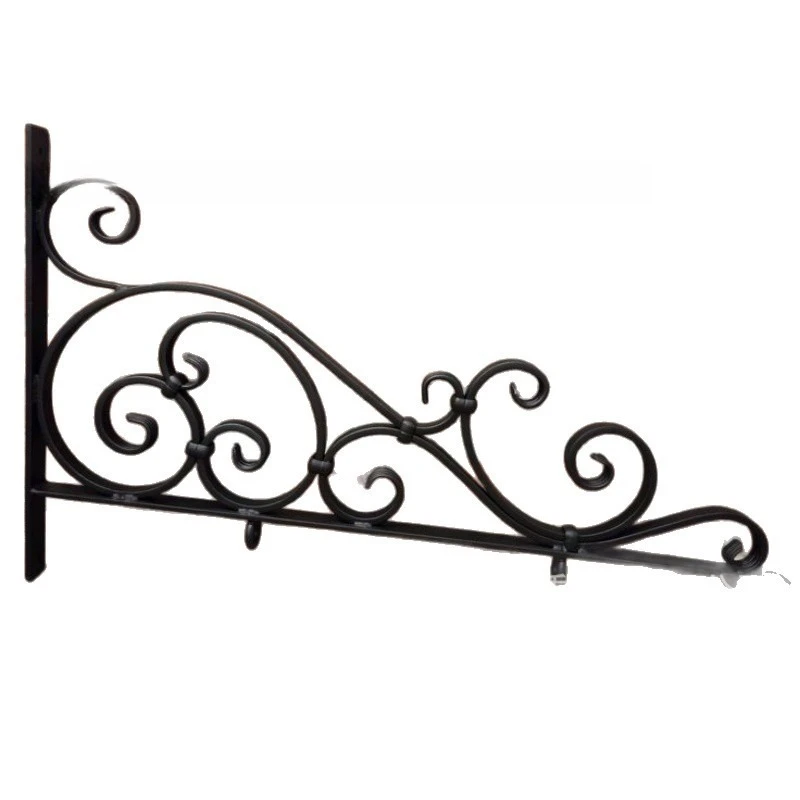 Forged wrought iron guardrail, villa garden guardrail, open-air balcony wrought iron guardrail