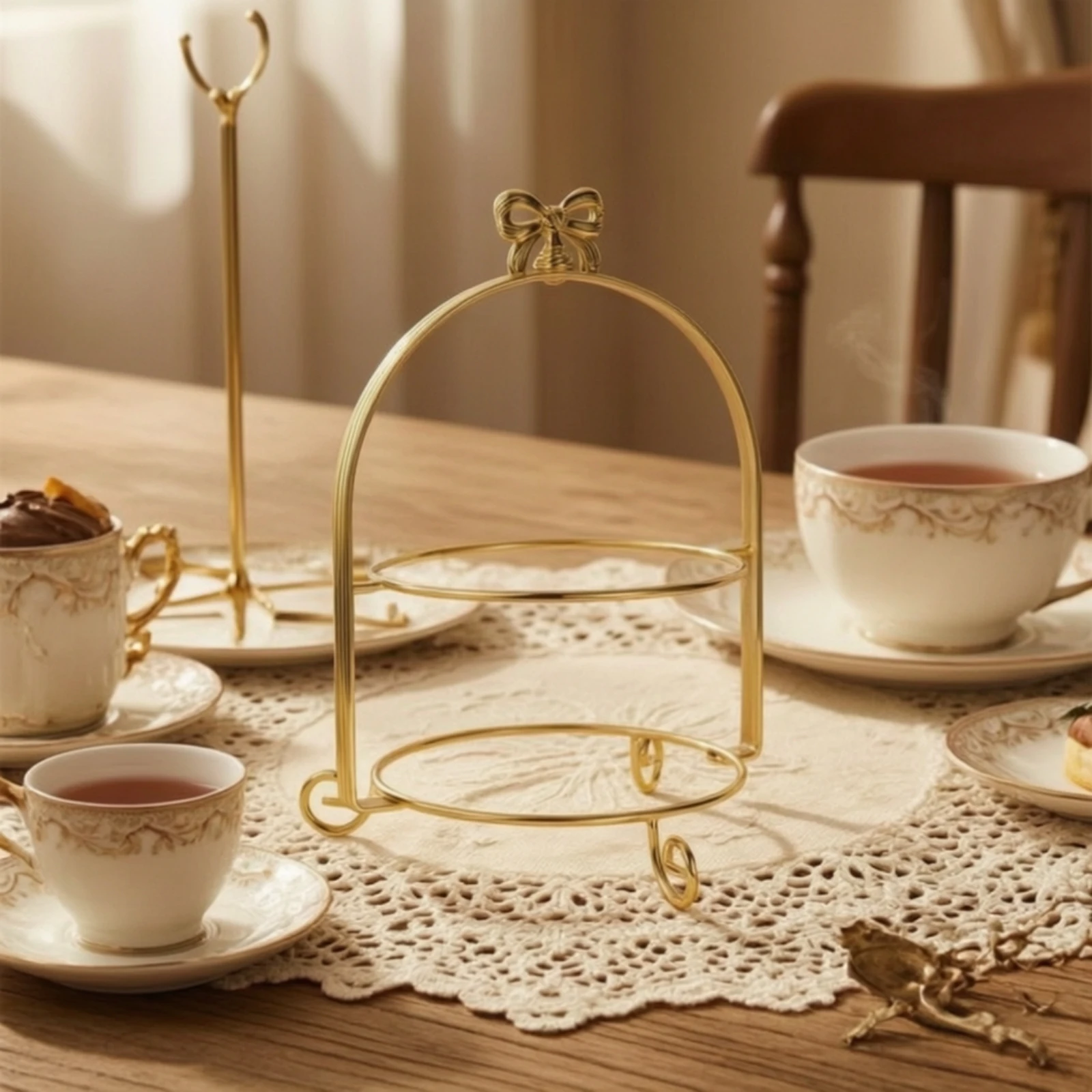 2-Tier Dessert Stand Decorativ - огляд і ціна Cupcake Stand Tier