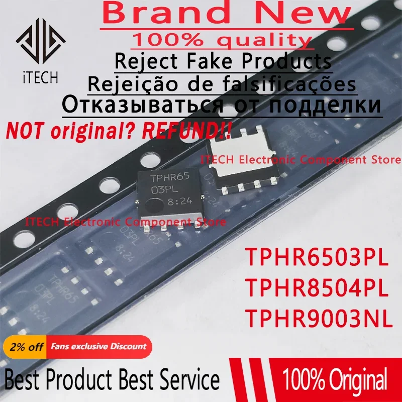 10PCS/Lot TPHR6503PL TPHR8504PL TPHR9003NL QFN-8 New Original Silicon N-channel Trans MOSFET TPHR6503PL.L1Q TPHR9003NL L1Q