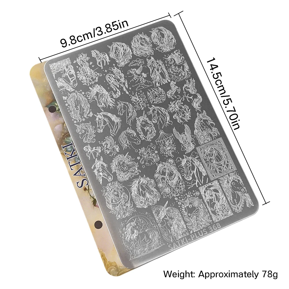 KANIUNailStampingPlatesCuteNailStampingPlateTransferPrintingTemplateLittleHorsePatternMyLittlePonyNailStamping-AliExpress66