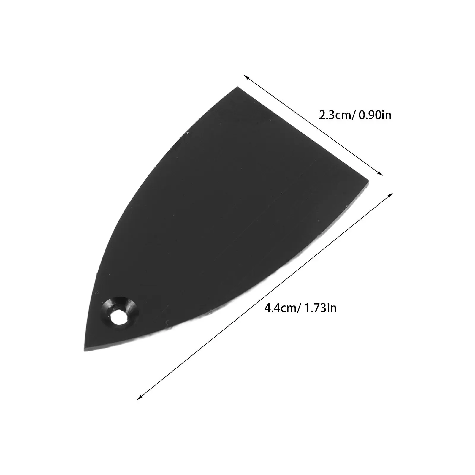 Guitar Truss Rod Cover Pack Matte Black Universal Fit for Gibson Guitar Neck Rod Cover - view 4