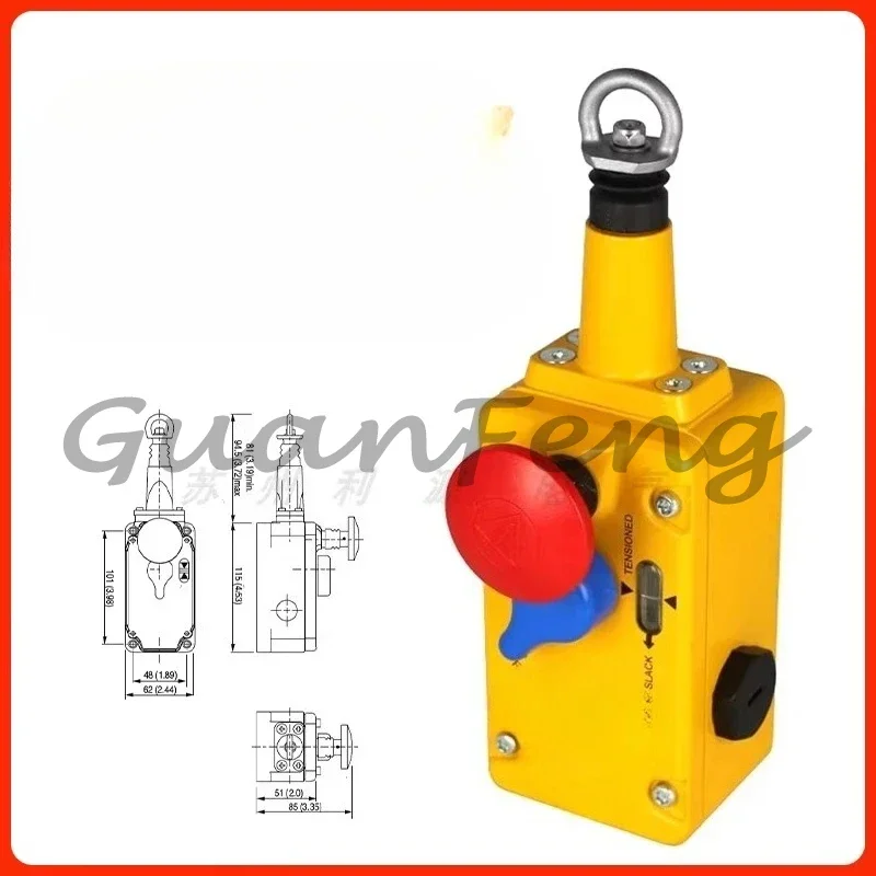Emergency Stop Pull Switch 440E-L13137 / 440E-L13042, I150 RP223 Lifeline Cable Pull Safety Switch