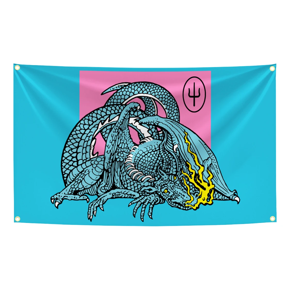 Twenty One Pilots Scaled And Icy Rock Flag Tapestry Polyester Printing Modern Music Art Banner Vintage Decoration