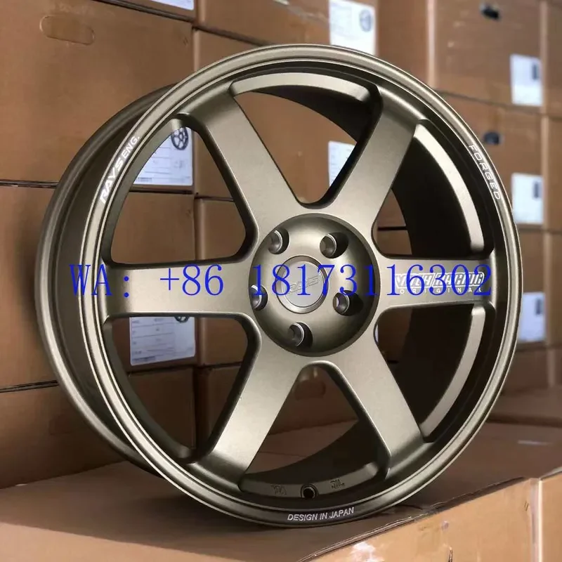 Hot Chrome 20 inch lettering TE37SAGA six sports modified wheels suitable for CVR Civic