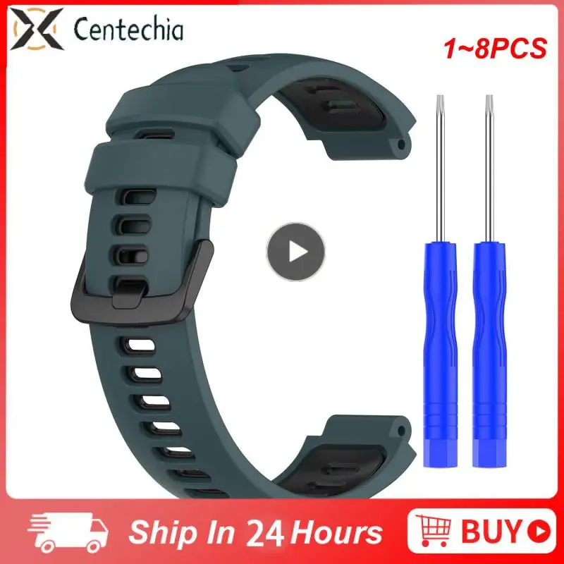 1~8PCS Outdoor Wristband for Garmin Forerunner 735XT 230 235 220 620 630 735 XT Wrist Strap Smartwatch Band with tool Belt