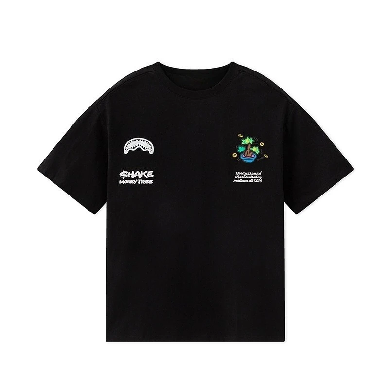 

Cash Tree Joint Short-sleeved T-shirt Men's Summer American 2025 Summer Trendy Brand Fashion Casual Men's and Women's T-shirts