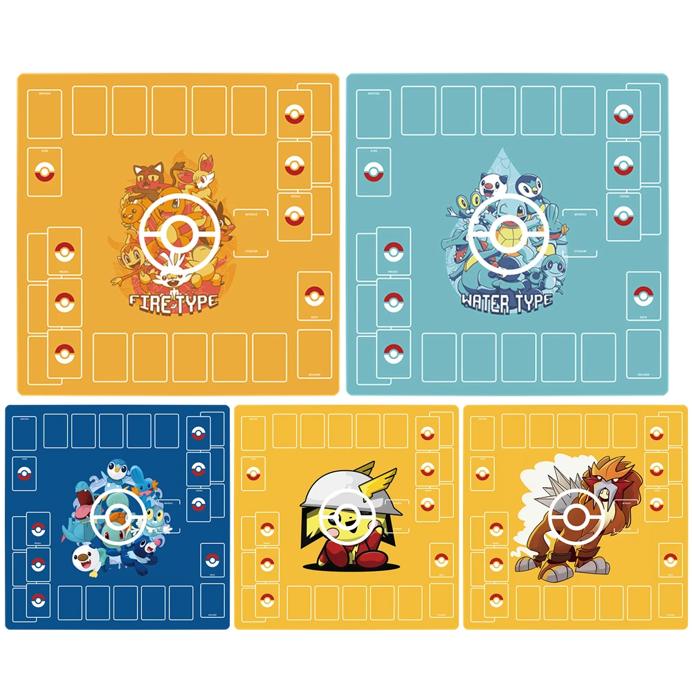 

Игровой коврик для PTCG, Настольная аниме-тренировка для двух игроков