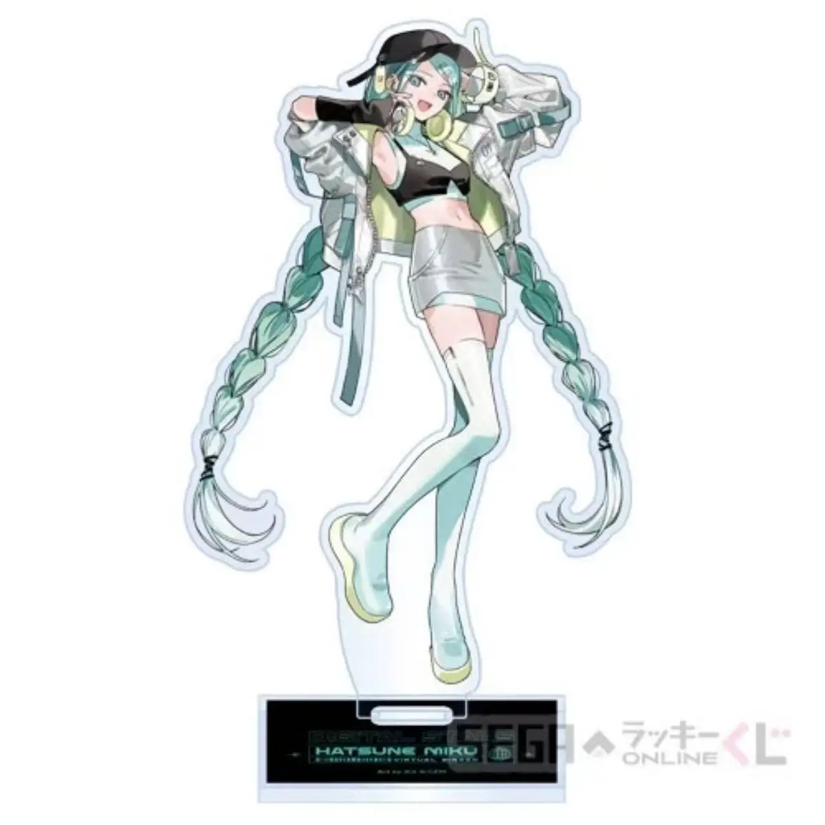 3.93inch Miku Cyberpunk Anime Peripherals Re-ceration Mikus Grow Unchecked Acrylic Stand Y2K Miku Standing Plate Birthday Toys