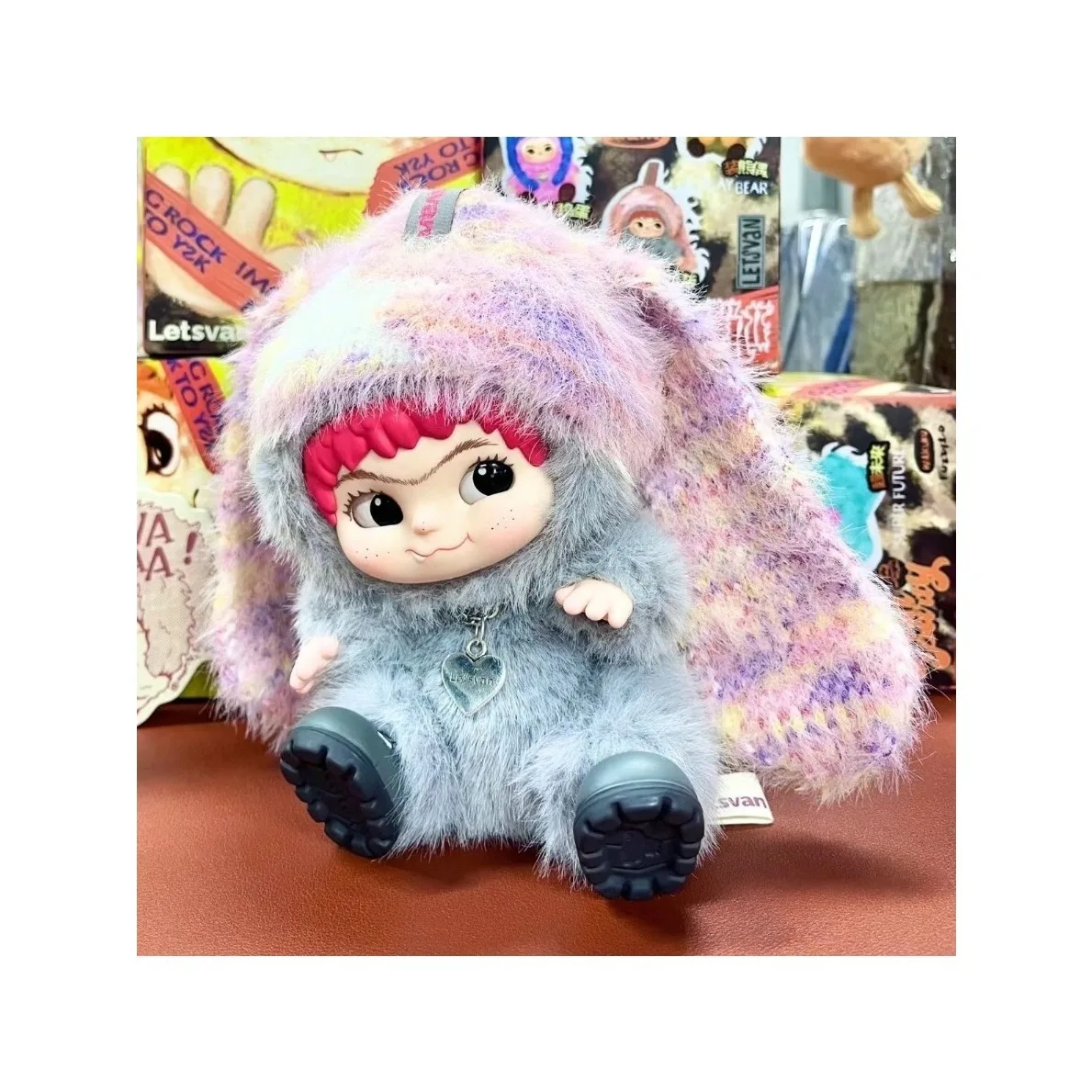 

ГОРЯЧАЯ Wakuku Fuzzy Trendy Fun Party слепая коробка милая фигурка Wakuku Mystery Box милая кукла сумка кулон кукла сумка-сюрприз подарок