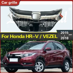 Calandre de course automatique adaptée pour Honda HR-V HRV VEZEL 2015-2018, grille supérieure avant en maille, accessoires de voiture