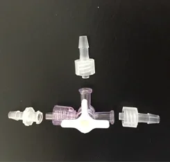 3 way adjustable luer connector for ozone therapy generators