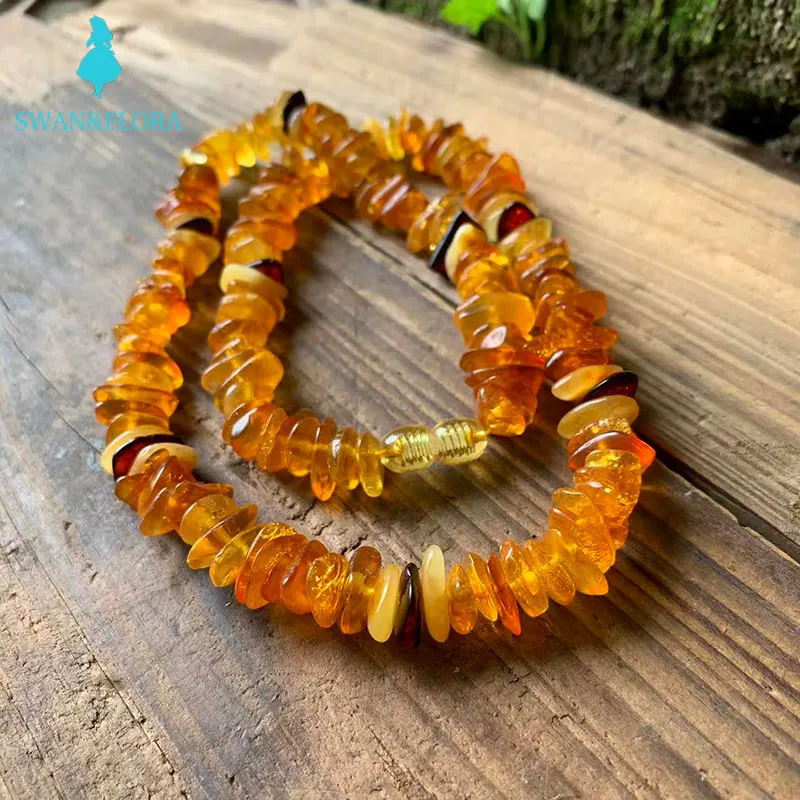 

100% Natural Baltic Amber Necklace Jewelry Women