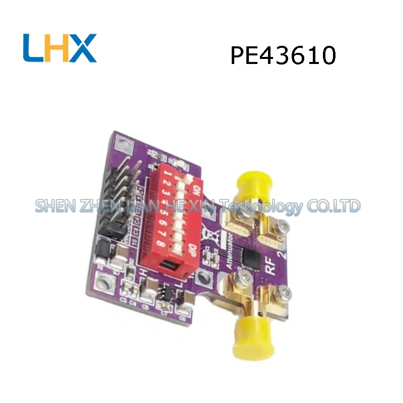 PE43610 digital high precision RF attenuator module 13GHz bandwidth attenuation adjustment 0.5dB step